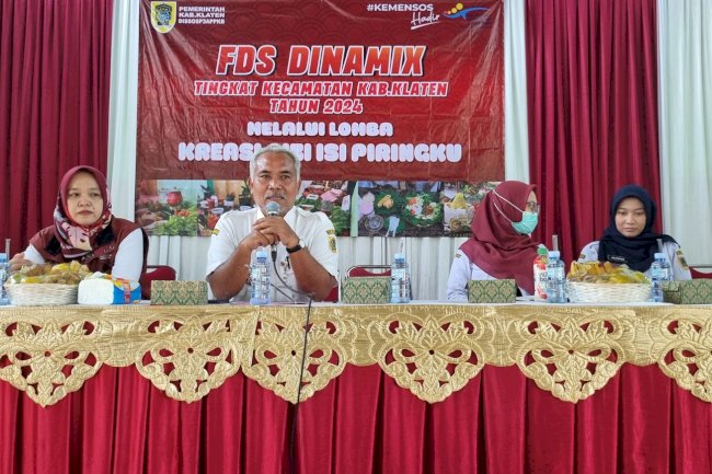 Dalam Rangka Sosialisasi dan Edukasi Pemenuhan Gizi Balita, PKH  Kecamatan Wedi Gelar FDS Dinamix