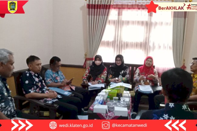 Monev Program/Kegiatan Triwulan III Kecamatan Wedi  