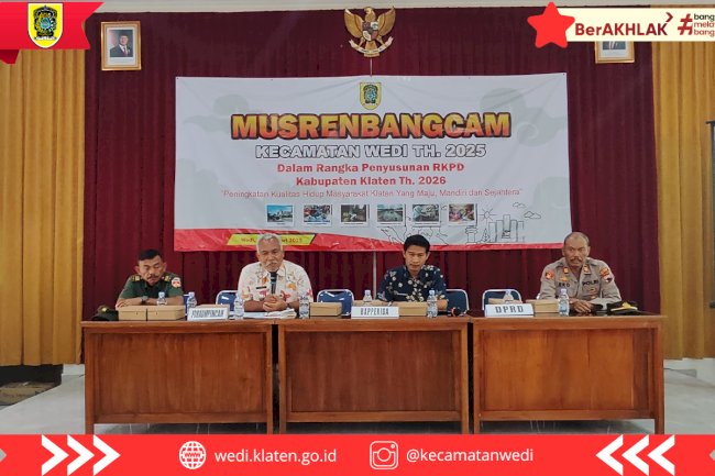 Kecamatan Wedi Gelar Musrenbangcam 