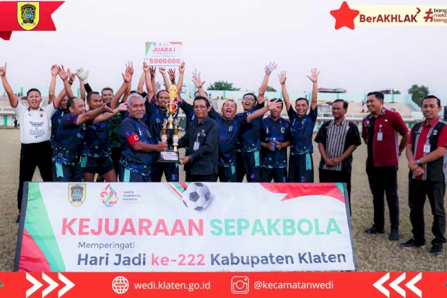 TENSI PANAS DI TRIKOYO: Diwarnai Dua Kartu Merah, Wedi Rebut Kampiun Hari Jadi ke-222 Kabupaten Klaten 