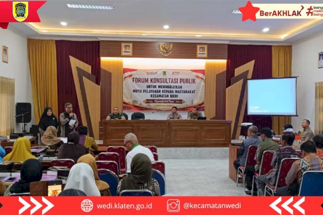 Gelar FKP 2026, Plt. Camat Wedi Tegaskan Seluruh Pelayanan Masyarakat Gratis 