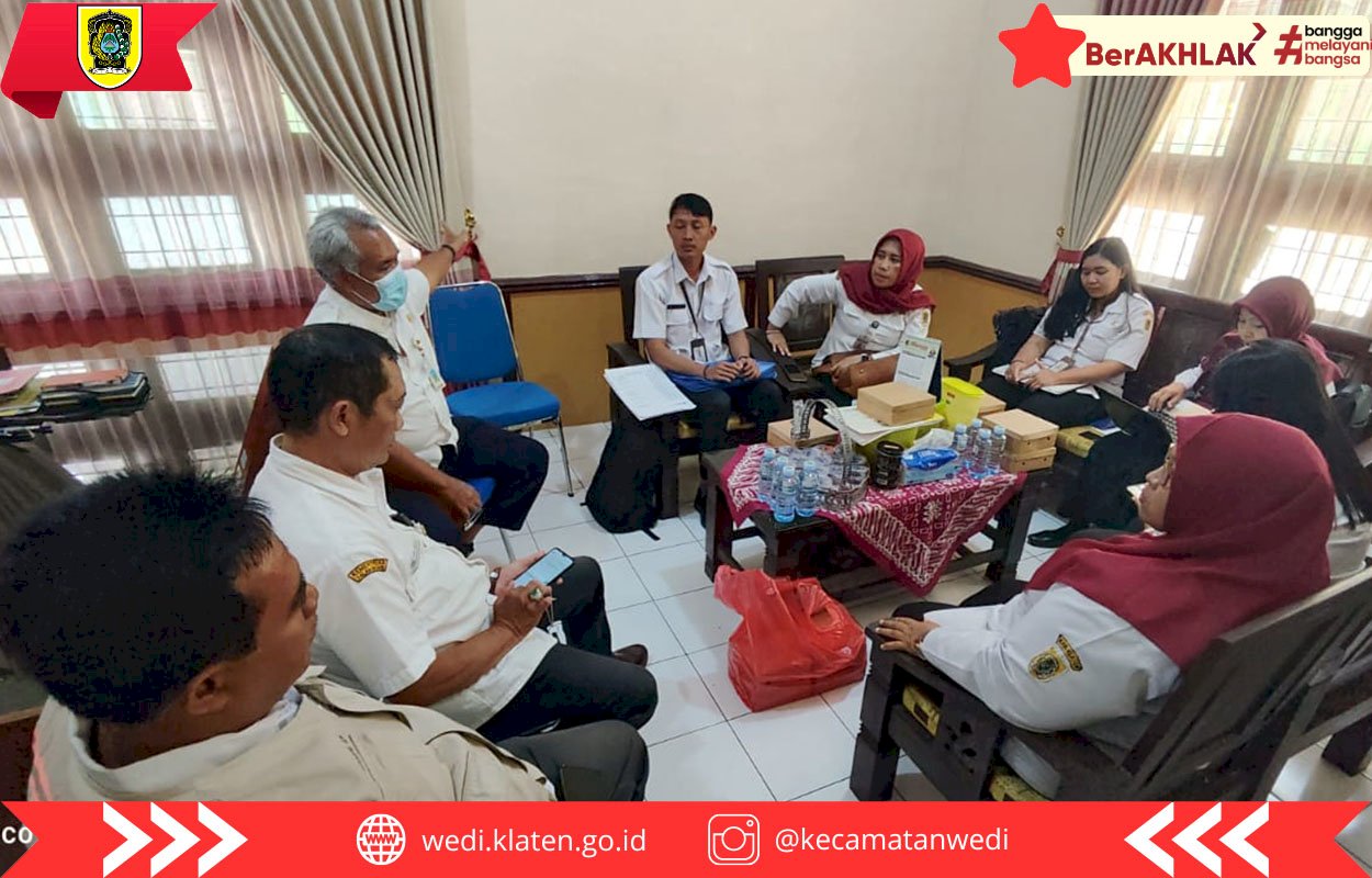 Monitoring dan Evaluasi Keorganisasian Kecamatan Wedi 