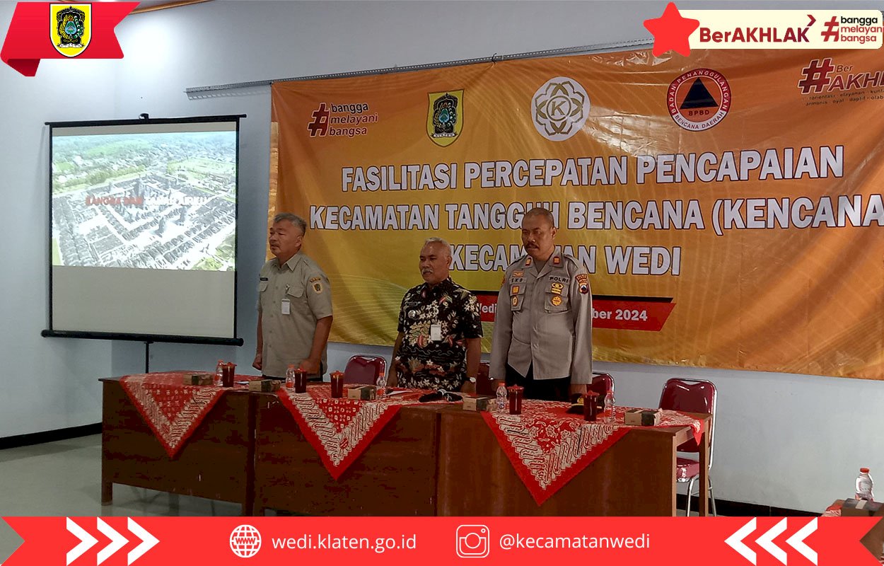 Kecamatan Wedi Sosialisasikan KENCANA 