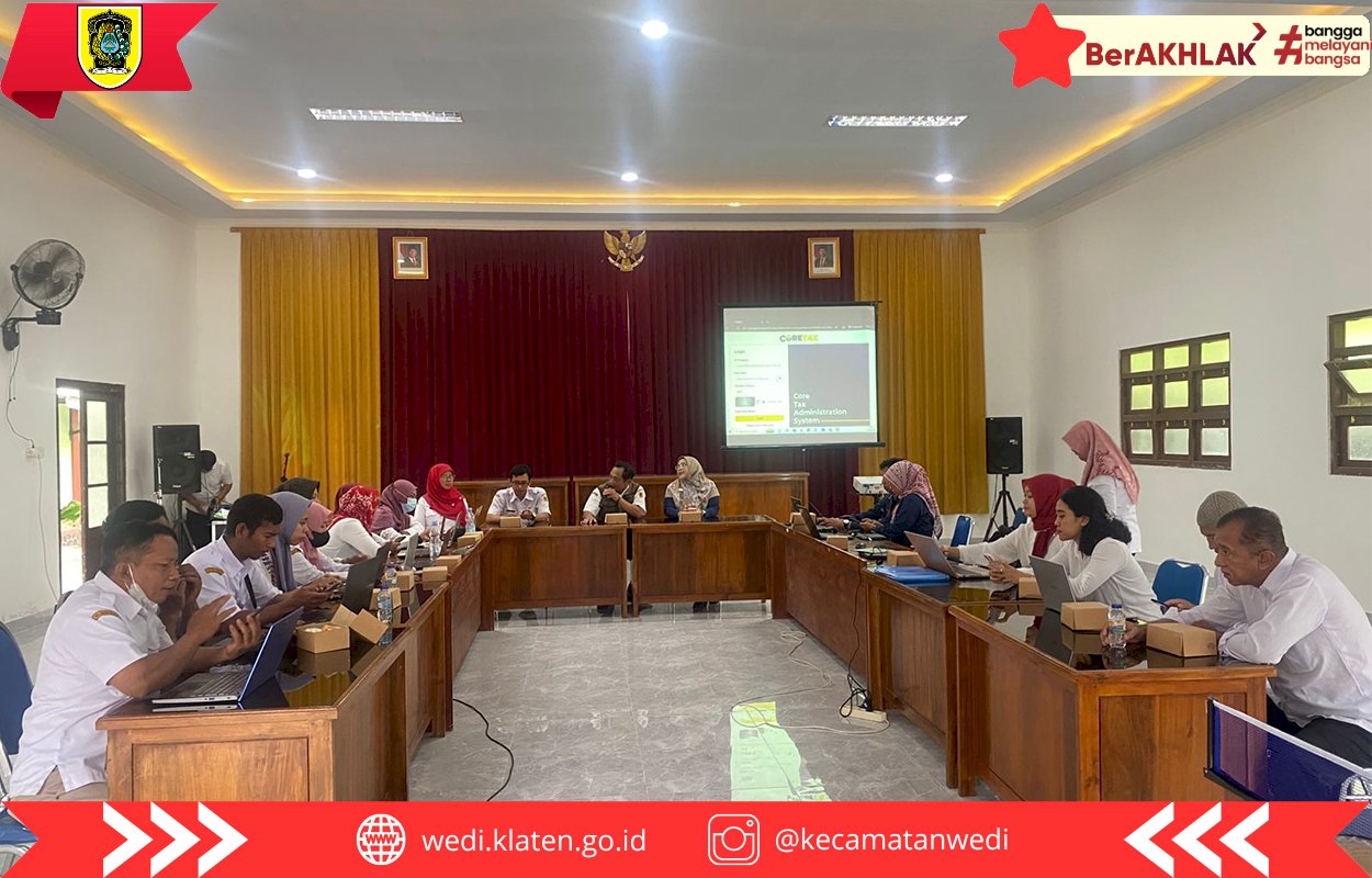 Sosialisasi Coretax di Kecamatan Wedi 