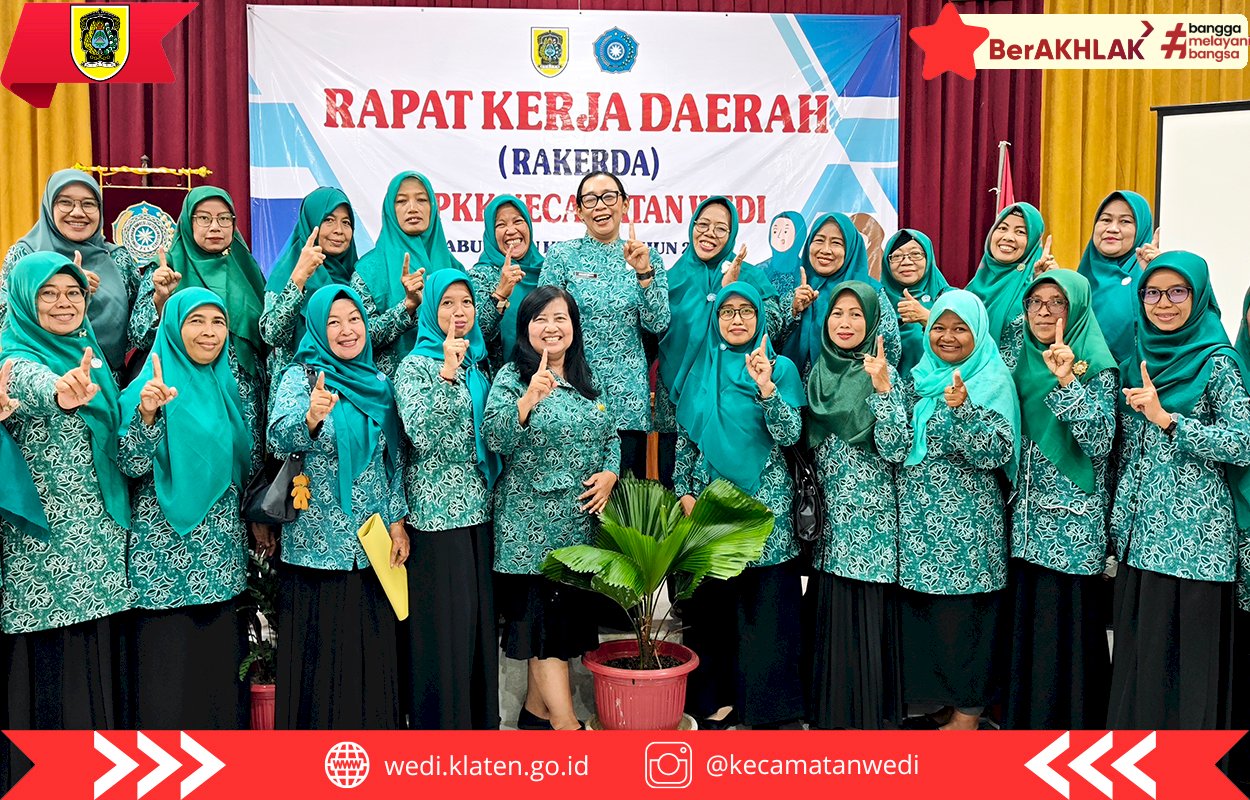 Rakerda PKK Kecamatan Wedi Bahas Program Prioritas 2025–2029 