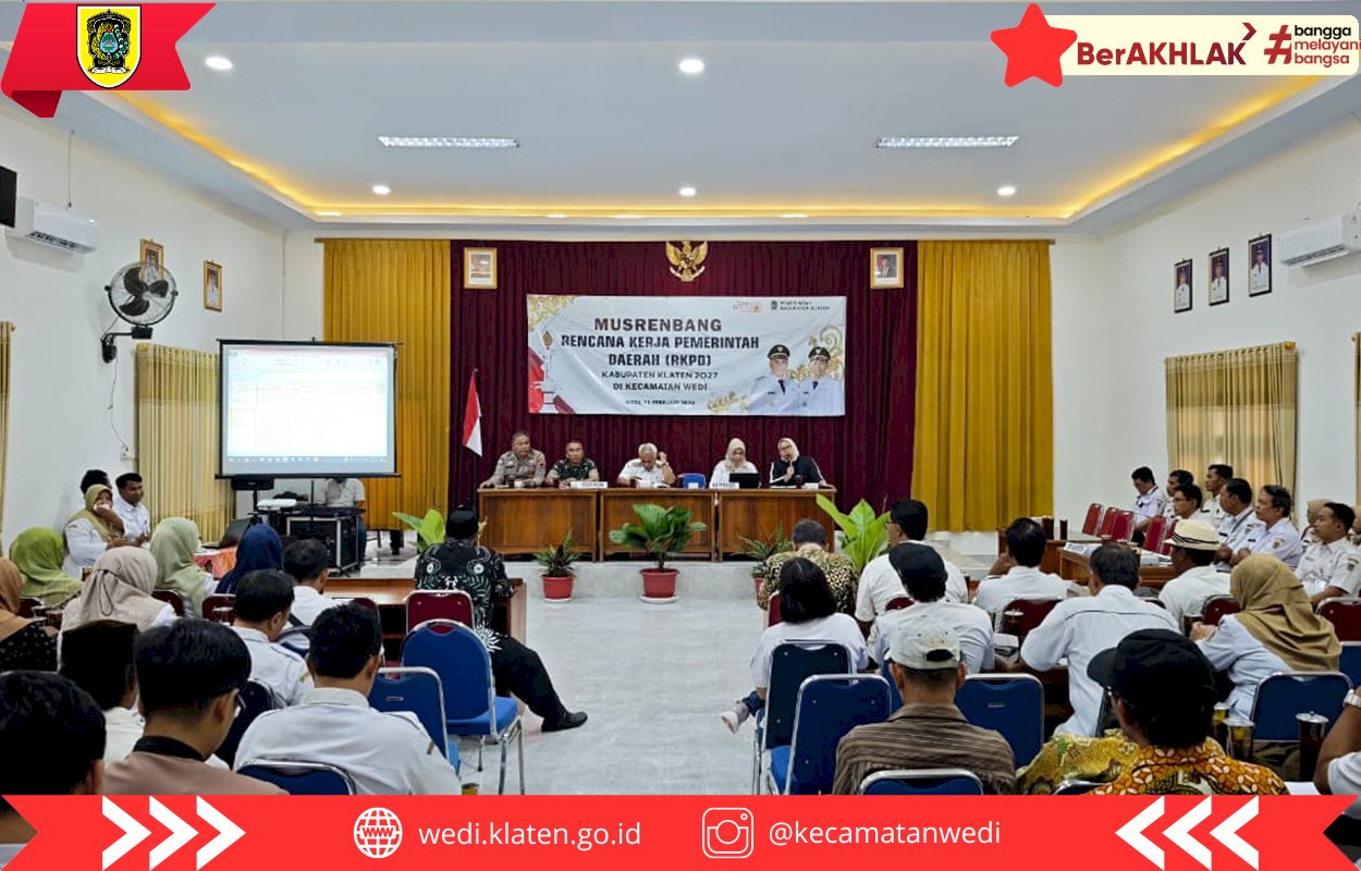 Musrenbang Kecamatan Wedi 2027: Prioritaskan Perbaikan Jembatan Ngabetan dan Normalisasi Sungai 