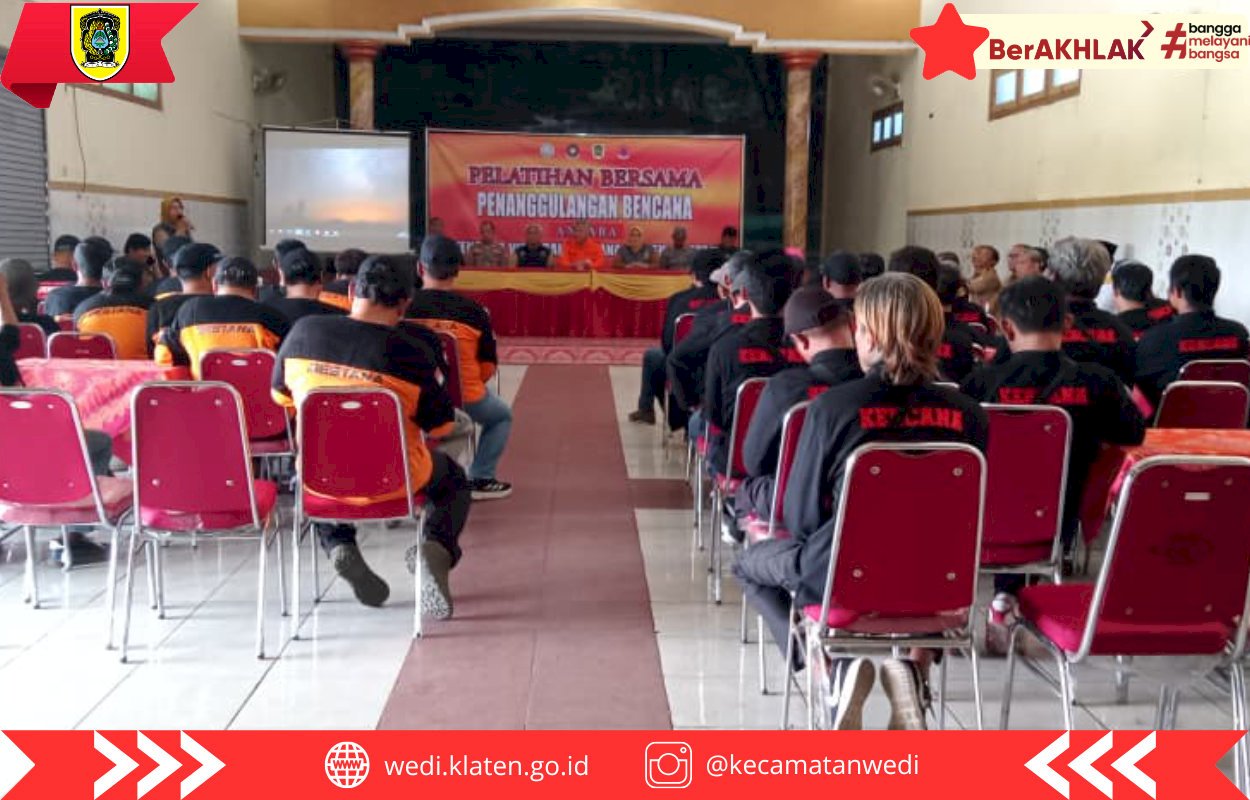 Langkah Proaktif Kecamatan Wedi: Perkuat Sinergi Penanggulangan Bencana Lewat Kerja Sama dengan Klaten Selatan