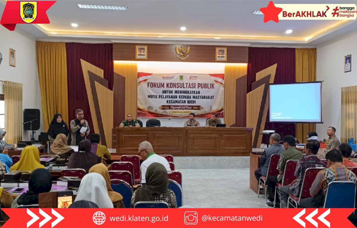 Gelar FKP 2026, Plt. Camat Wedi Tegaskan Seluruh Pelayanan Masyarakat Gratis 